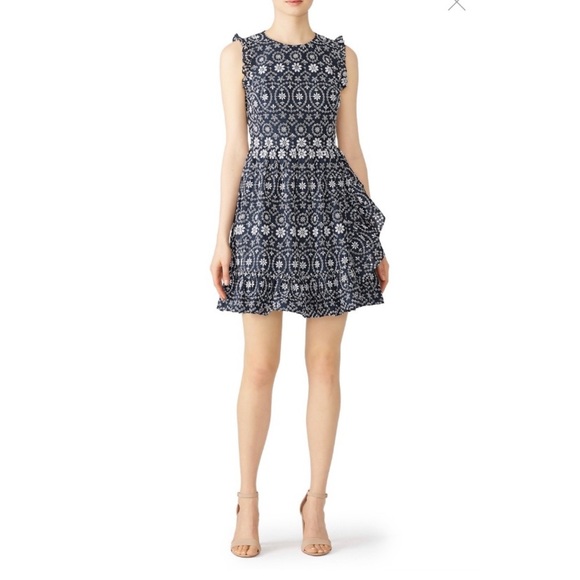 Pretty! Authentic Kate Spade Eyelets Wrap Dress - Picture 1 of 8